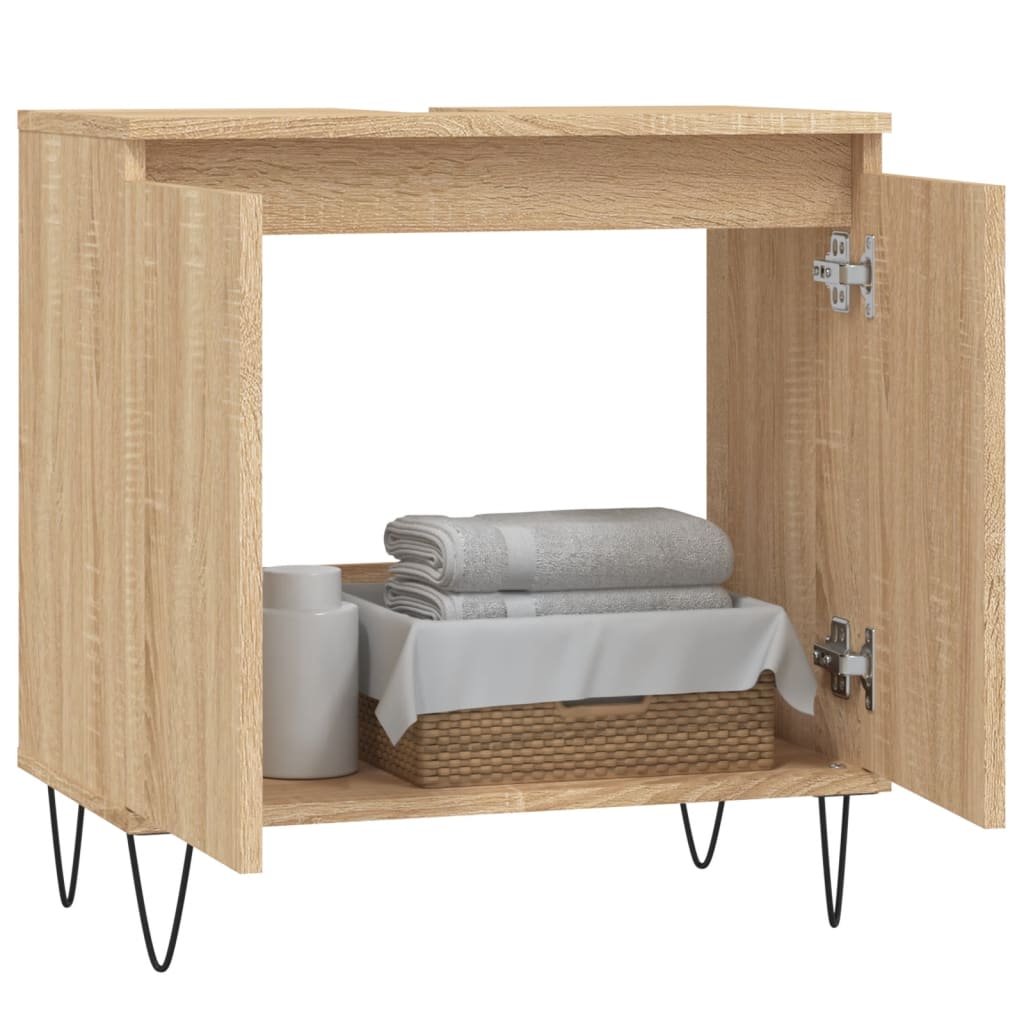 Servantskap sonoma eik 58x33x60 cm konstruert tre