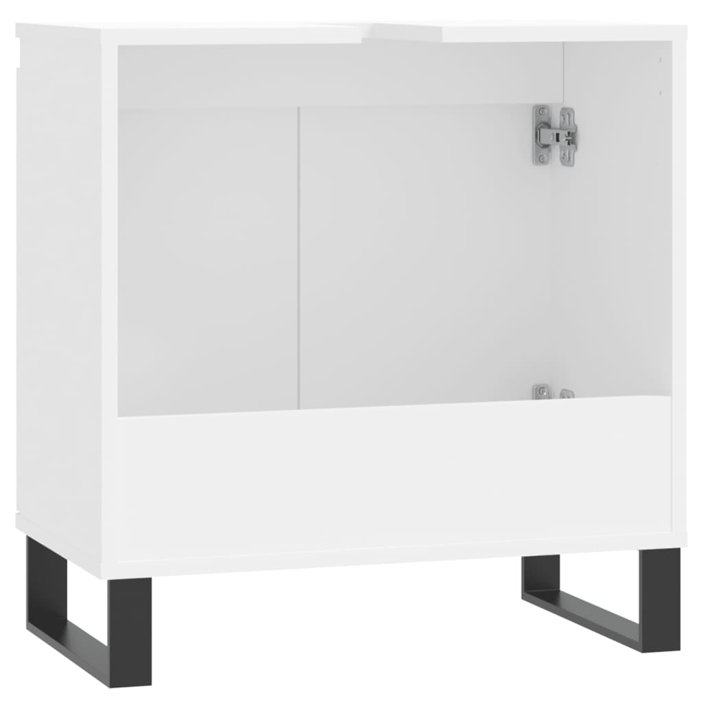 Servantskap hvit 58x33x60 cm konstruert tre