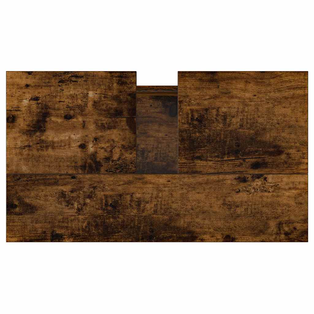 Baderomsskap røkt eik 58x33x60 cm konstruert tre