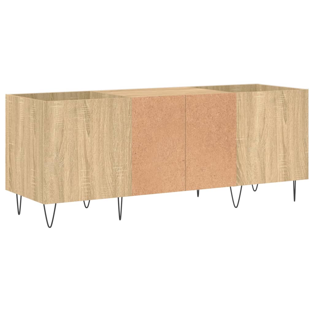 Hifi-benk sonoma eik 121x38x48 cm konstruert tre