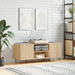Hifi-benk sonoma eik 121x38x48 cm konstruert tre