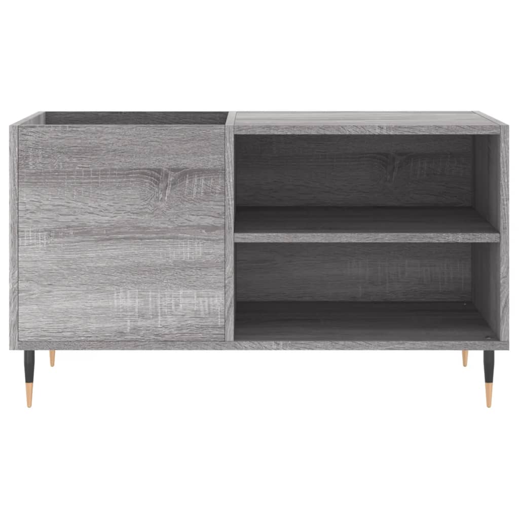 Hifi-benk grå sonoma 85x38x48 cm konstruert tre