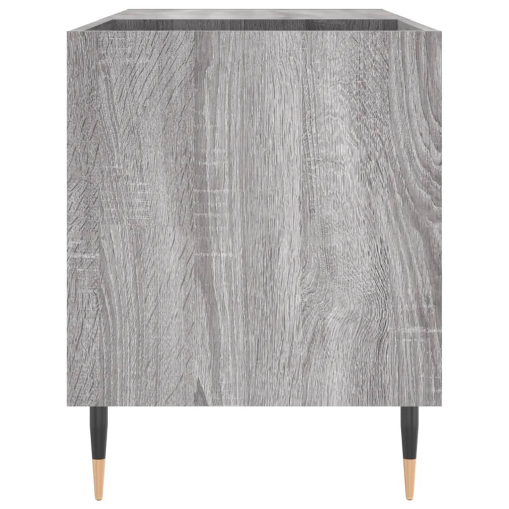 Hifi-benk grå sonoma 85x38x48 cm konstruert tre