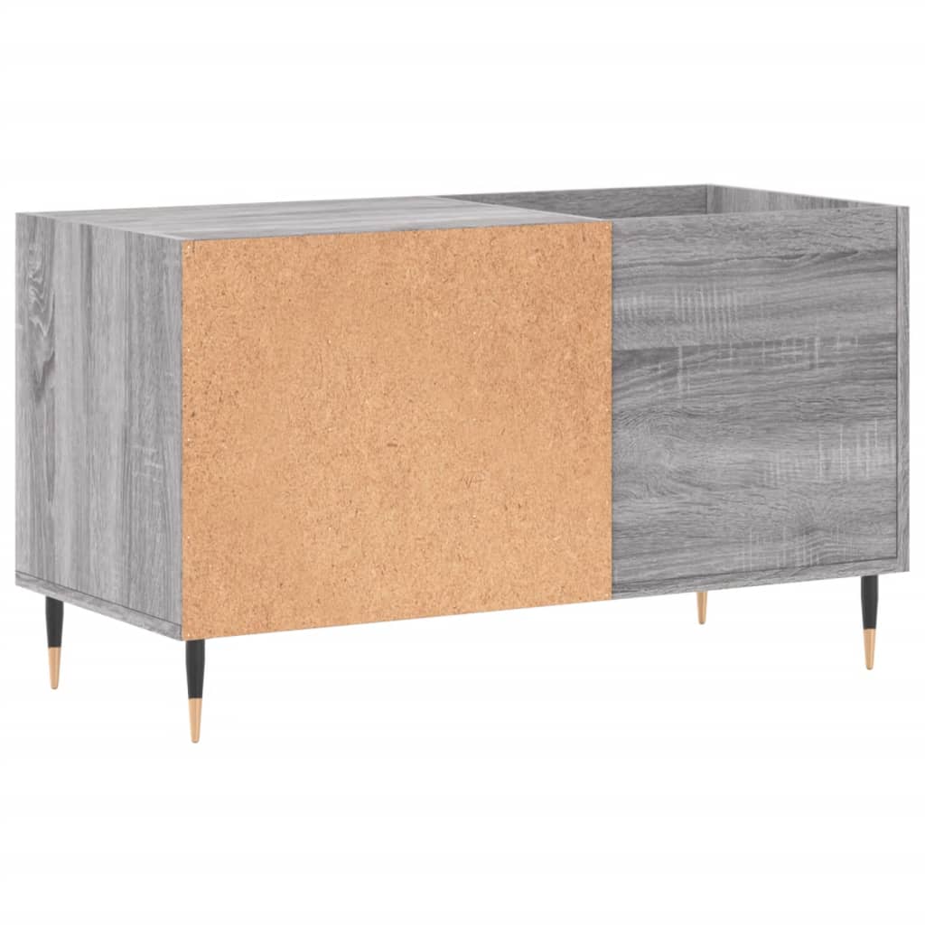 Hifi-benk grå sonoma 85x38x48 cm konstruert tre