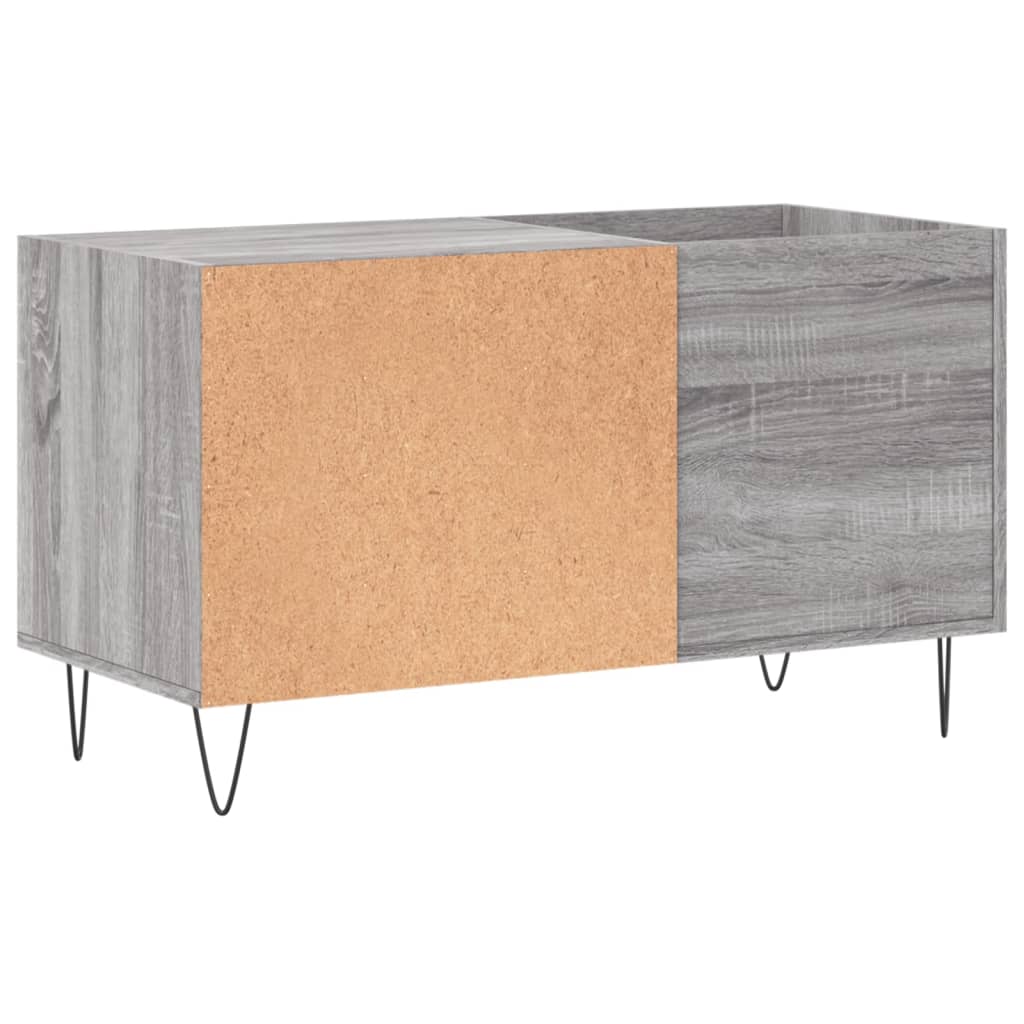 Hifi-benk grå sonoma 85x38x48 cm konstruert tre