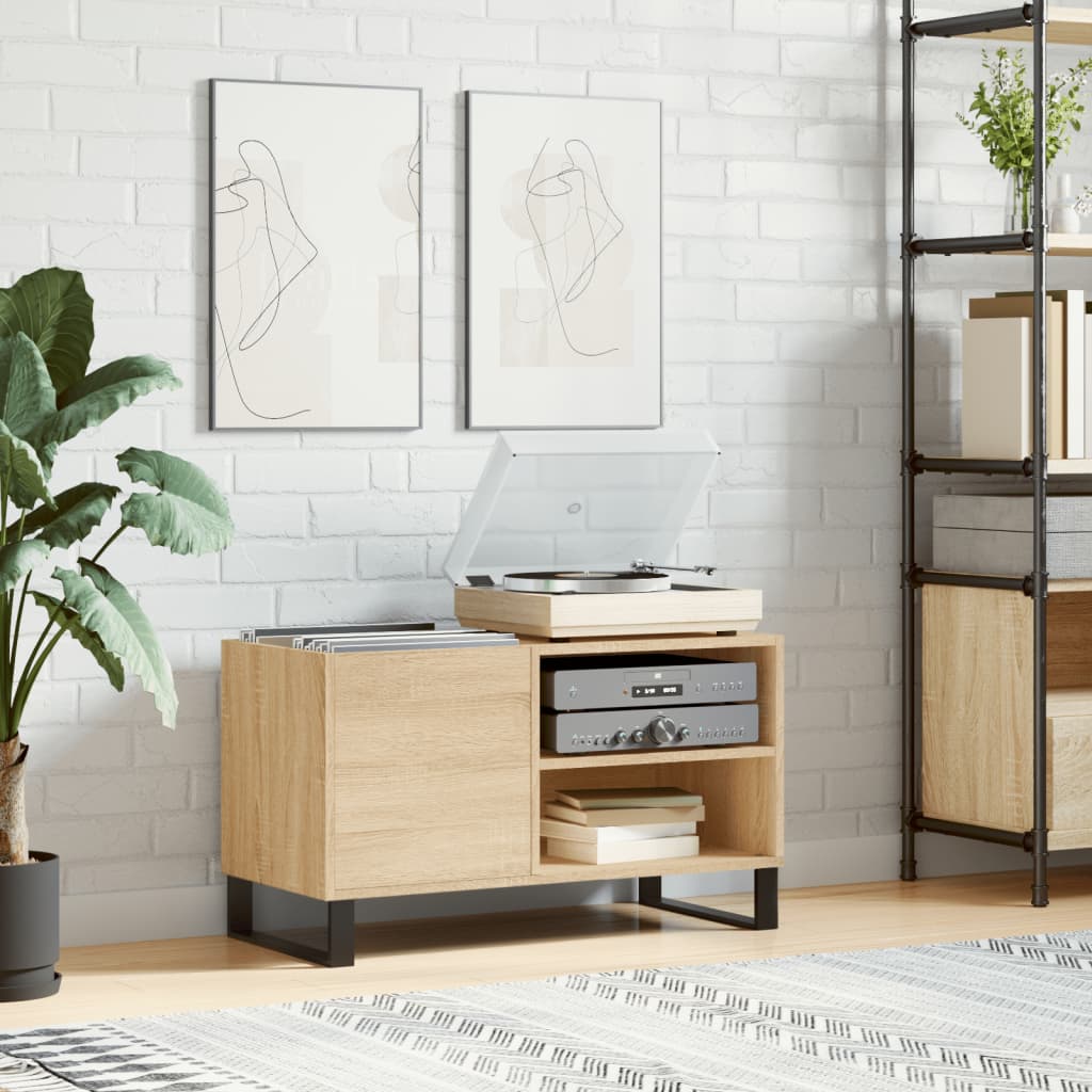 Hifi-benk sonoma eik 85x38x48 cm konstruert tre