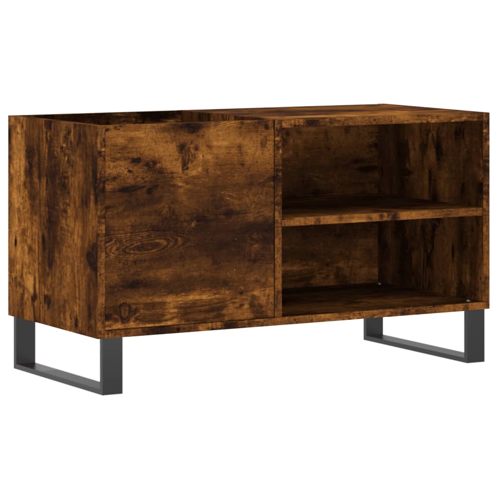 Hifi-benk røkt eik 85x38x48 cm konstruert tre