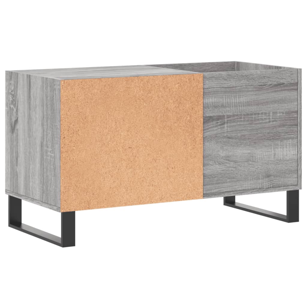 Hifi-benk grå sonoma 85x38x48 cm konstruert tre