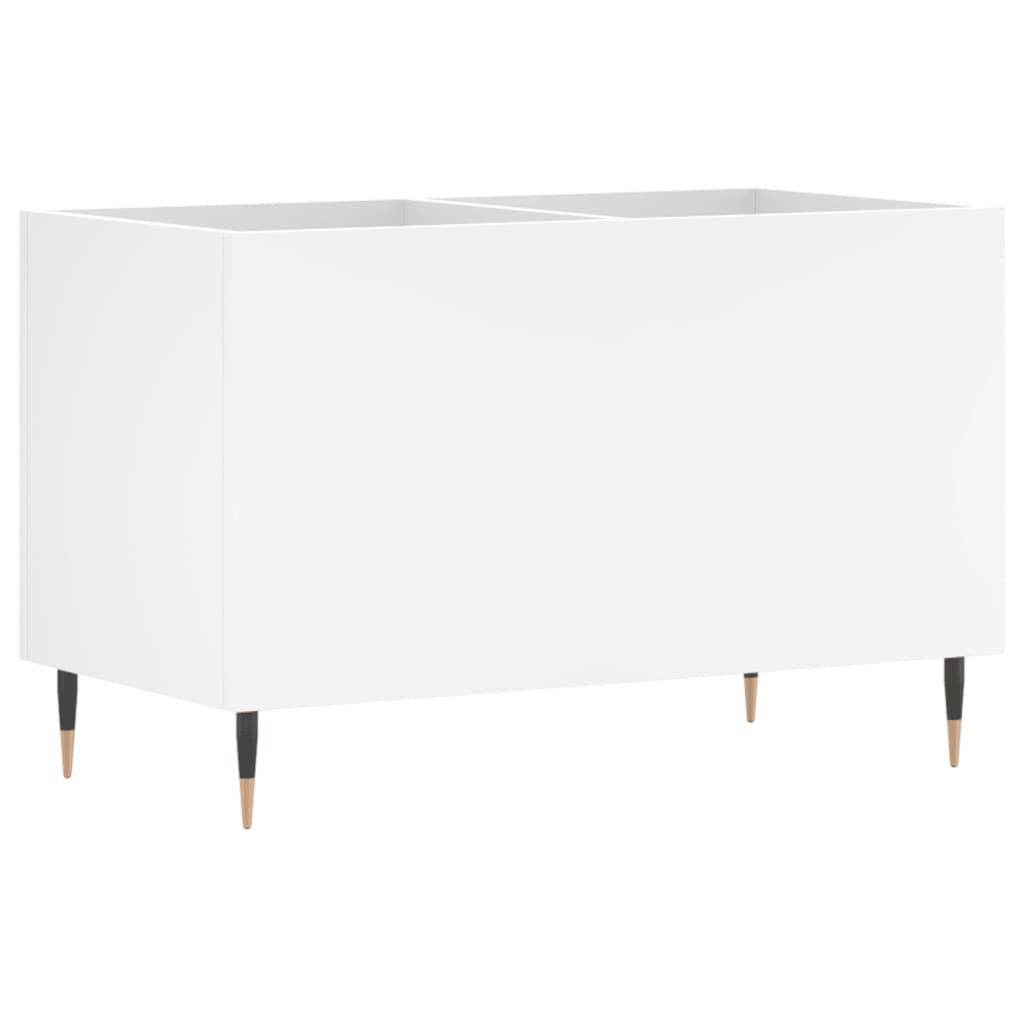 Hifi-benk hvit 74,5x38x48 cm konstruert tre