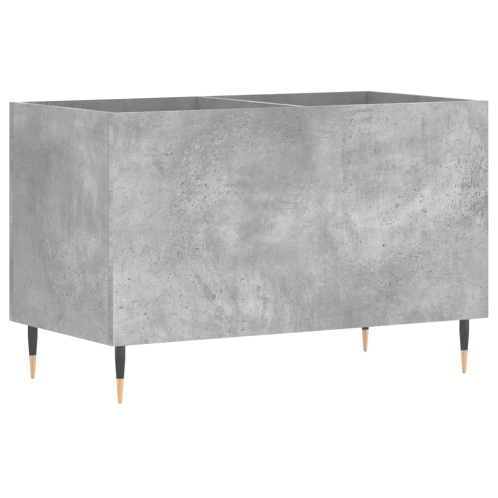 Hifi-benk betonggrå 74,5x38x48 cm konstruert tre