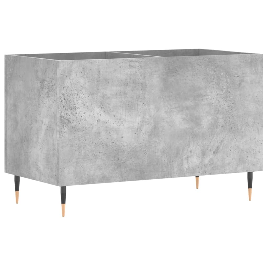 Hifi-benk betonggrå 74,5x38x48 cm konstruert tre