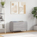 Hifi-benk grå sonoma 74,5x38x48 cm konstruert tre