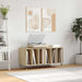 Hifi-benk sonoma eik 100x38x48 cm konstruert tre