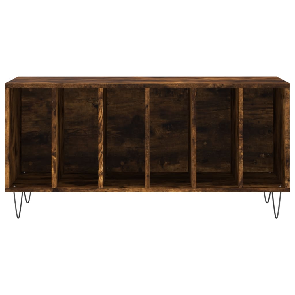 Hifi-benk røkt eik 100x38x48 cm konstruert tre