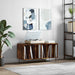 Hifi-benk røkt eik 100x38x48 cm konstruert tre