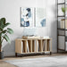 Hifi-benk sonoma eik 100x38x48 cm konstruert tre vidaXL