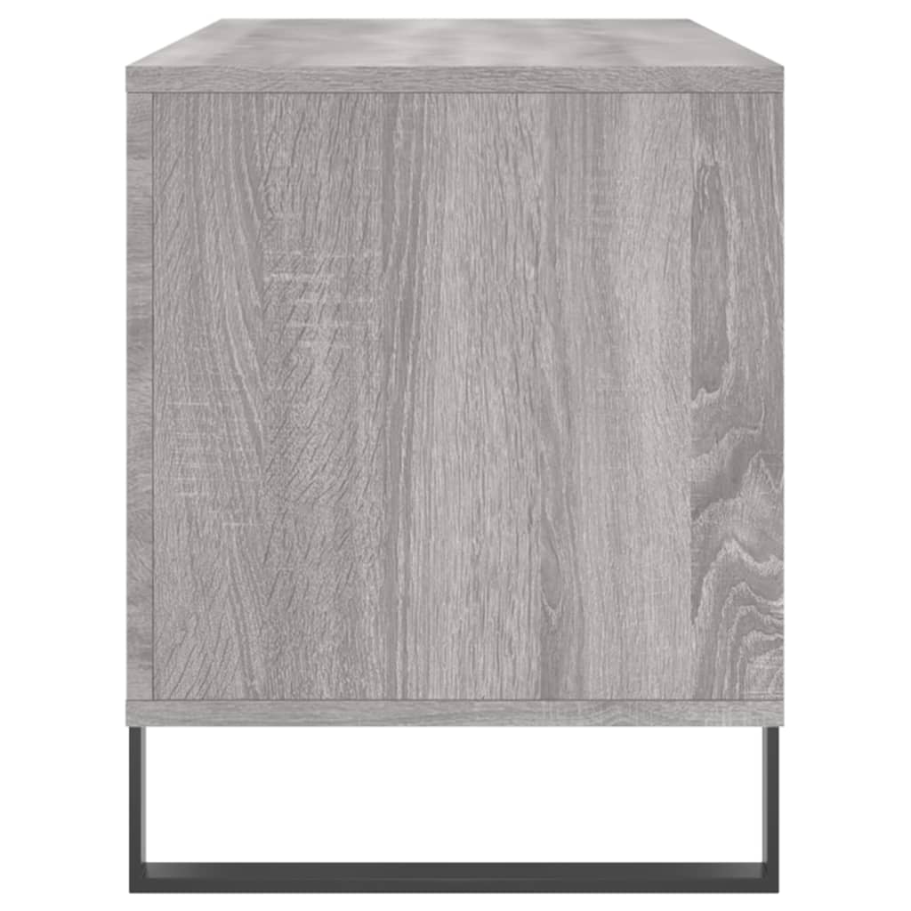 Hifi-benk grå sonoma 100x38x48 cm konstruert tre