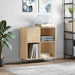 Hifi-benk sonoma eik 84,5x38x89 cm konstruert tre