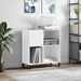Hifi-benk hvit 84,5x38x89 cm konstruert tre