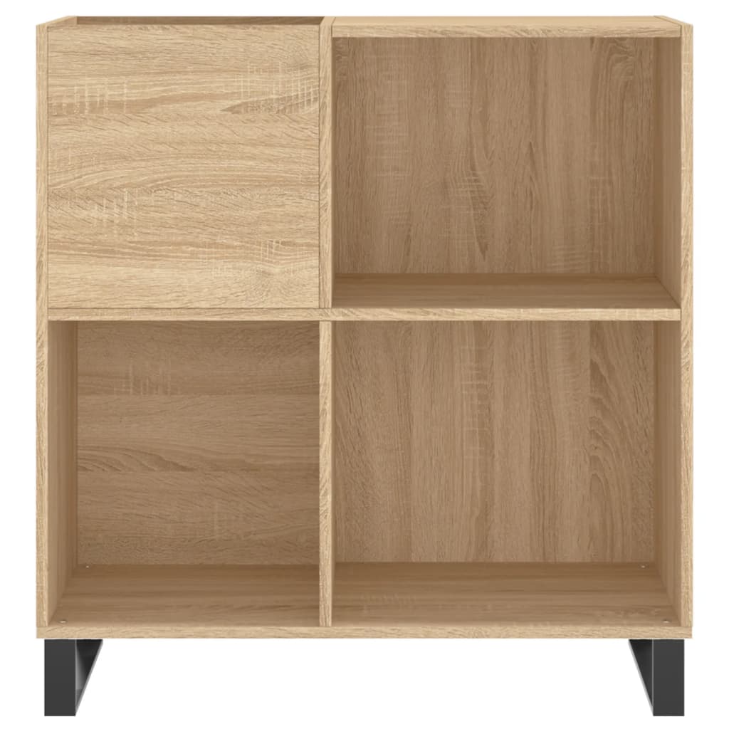 Hifi-benk sonoma eik 84,5x38x89 cm konstruert tre