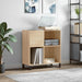 Hifi-benk sonoma eik 84,5x38x89 cm konstruert tre