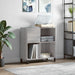 Hifi-benk grå sonoma 84,5x38x89 cm konstruert tre