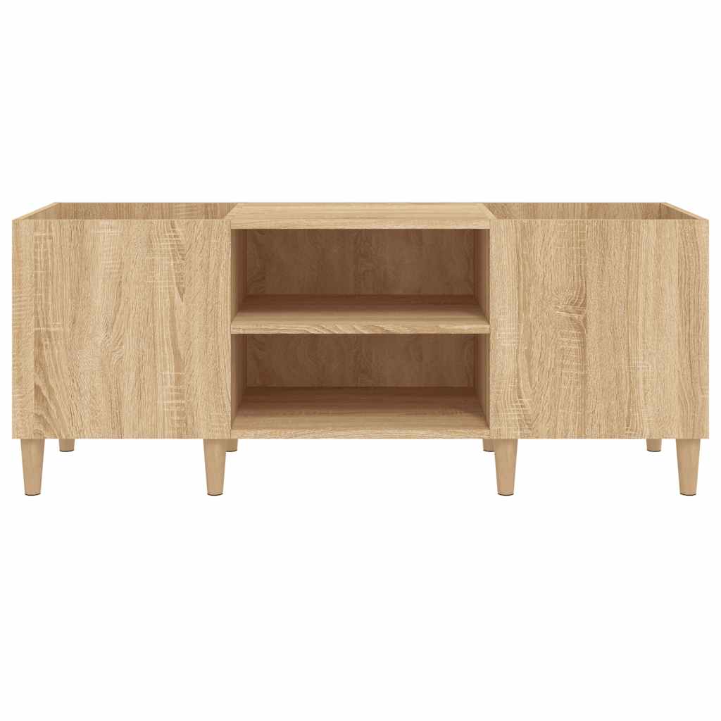 Plateskap Sonoma eik 121x38x48 cm konstruert tre
