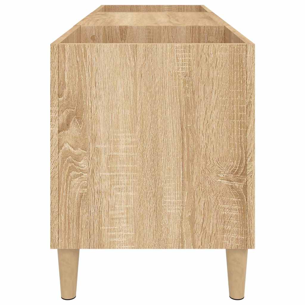 Plateskap Sonoma eik 121x38x48 cm konstruert tre