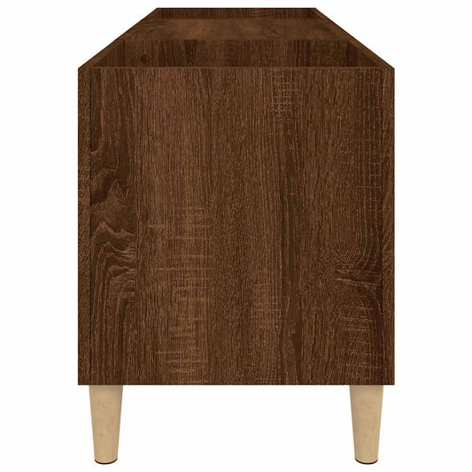 Hifi-benk brun eik 121x38x48 cm konstruert tre