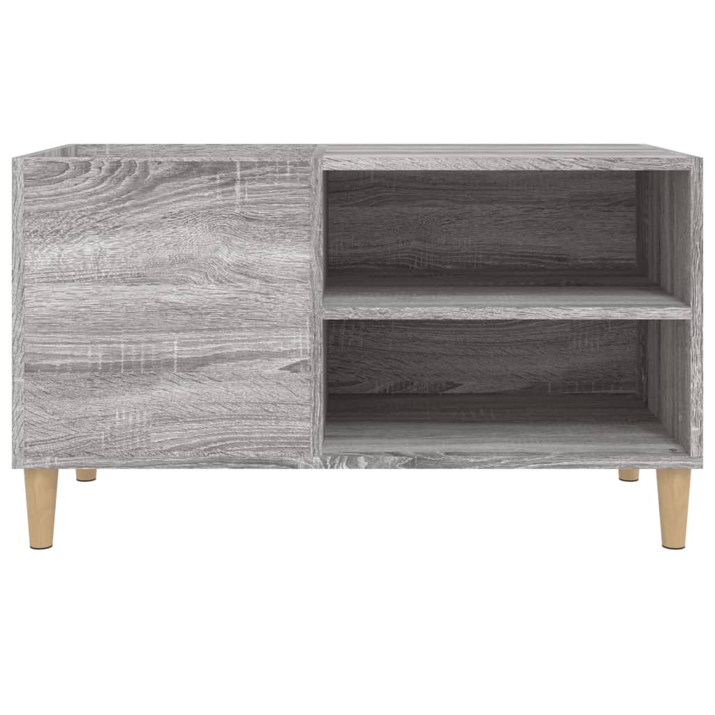 Hifi-benk grå sonoma 84,5x38x48 cm konstruert tre