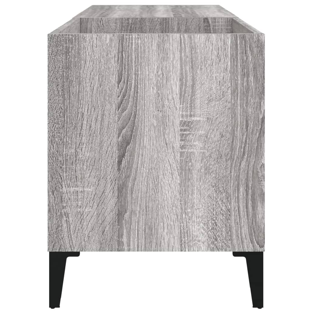 Hifi-benk grå sonoma 84,5x38x48 cm konstruert tre