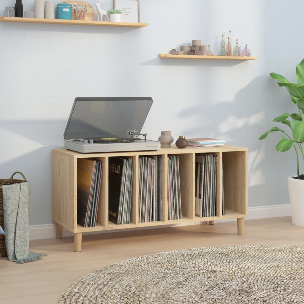 Hifi-benk sonoma eik 100x38x48 cm konstruert tre