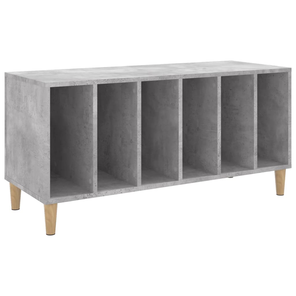 Hifi-benk betonggrå 100x38x48 cm konstruert tre