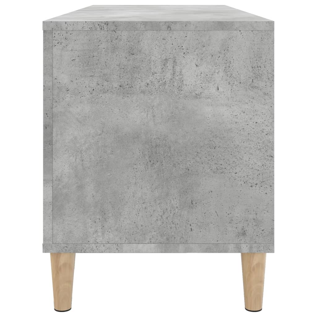 Hifi-benk betonggrå 100x38x48 cm konstruert tre