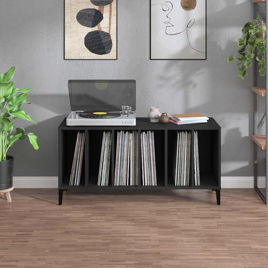 Hifi-benk svart 100x38x48 cm konstruert tre vidaXL