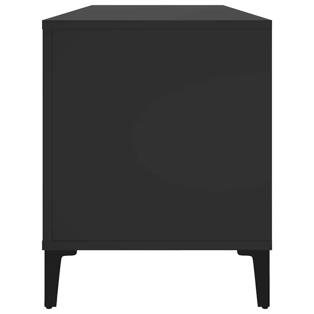 Hifi-benk svart 100x38x48 cm konstruert tre vidaXL