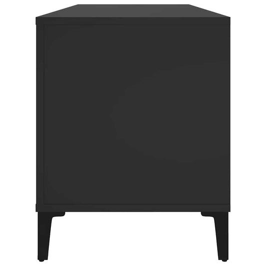Hifi-benk svart 100x38x48 cm konstruert tre vidaXL