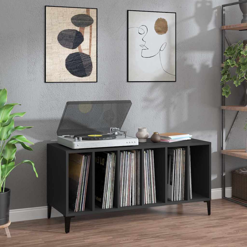 Hifi-benk svart 100x38x48 cm konstruert tre vidaXL