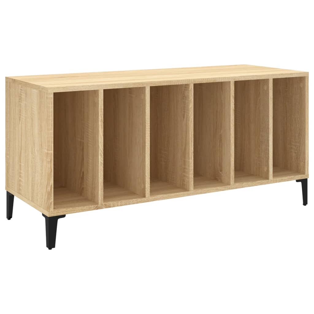Hifi-benk sonoma eik 100x38x48 cm konstruert tre vidaXL