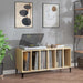 Hifi-benk sonoma eik 100x38x48 cm konstruert tre vidaXL