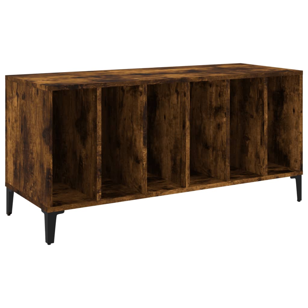 Hifi-benk røkt eik 100x38x48 cm konstruert tre