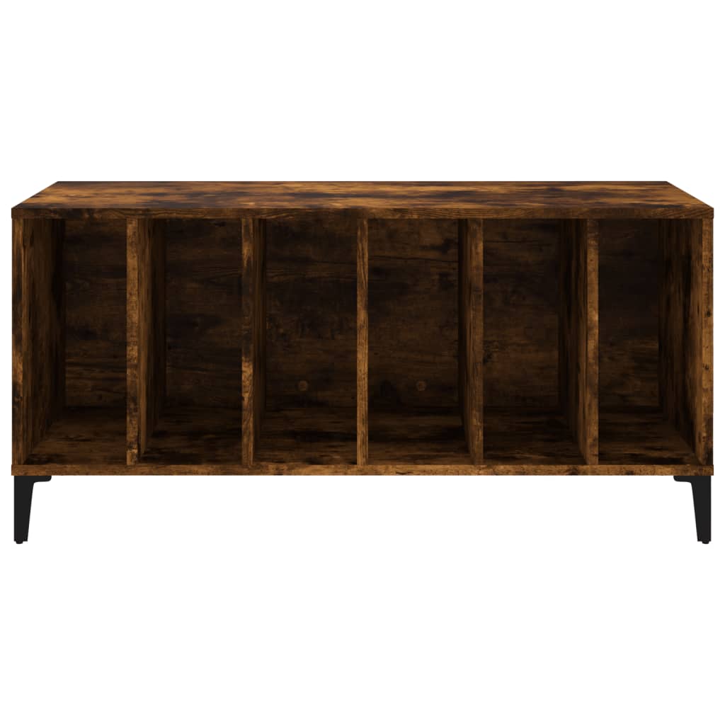 Hifi-benk røkt eik 100x38x48 cm konstruert tre