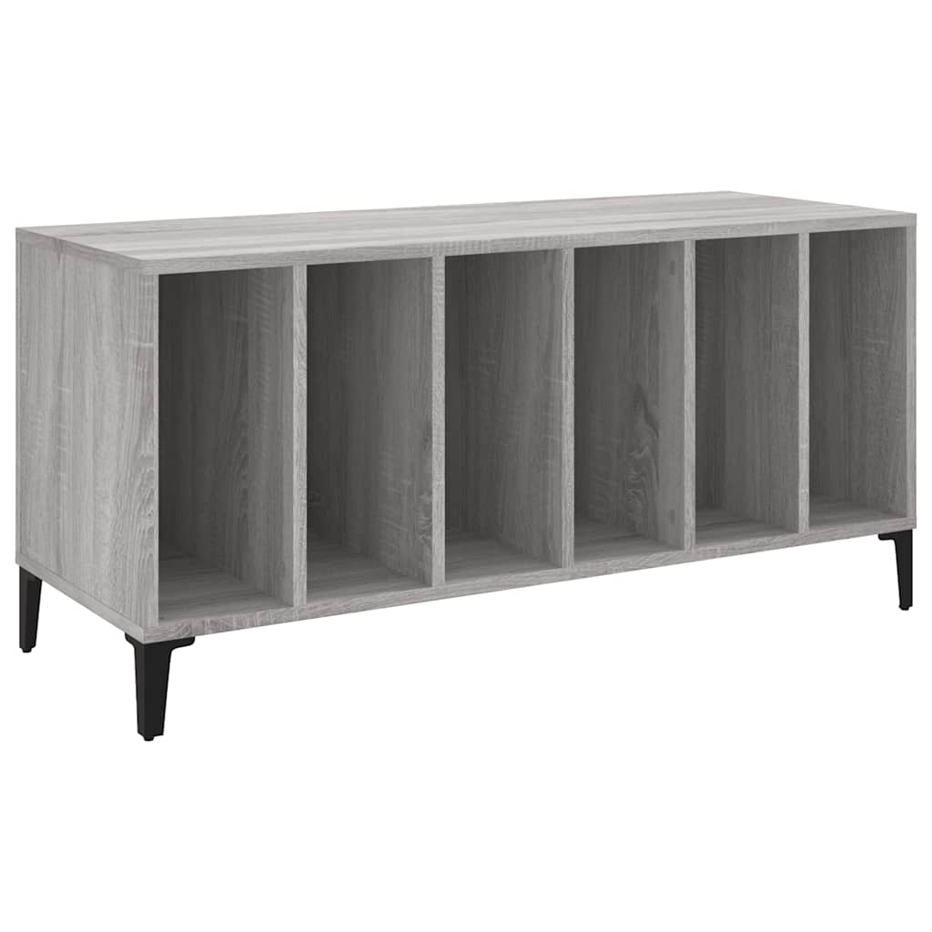 Hifi-benk grå sonoma 100x38x48 cm konstruert tre vidaXL