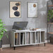 Hifi-benk grå sonoma 100x38x48 cm konstruert tre vidaXL