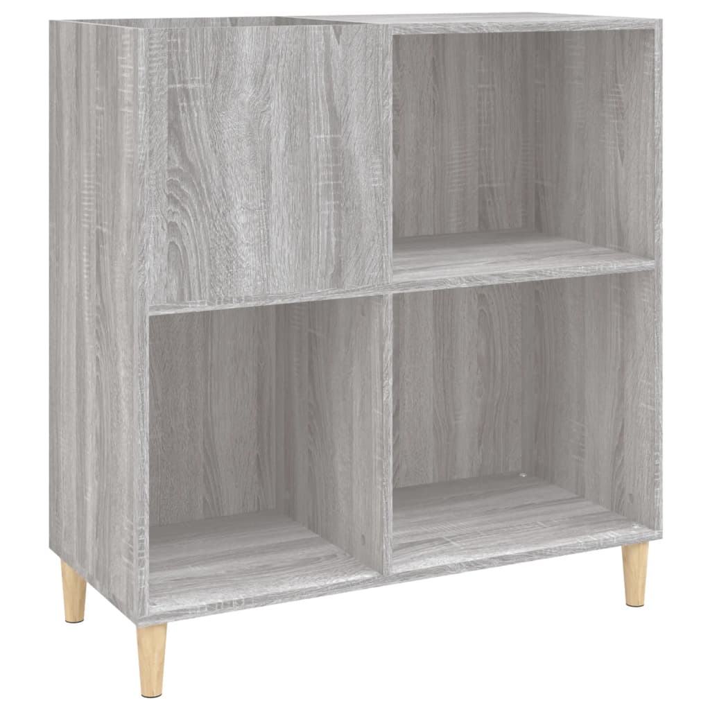Hifi-benk grå sonoma 84,5x38x89 cm konstruert tre