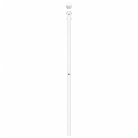 Utskiftbar sengegavl i metall hvit 150 cm