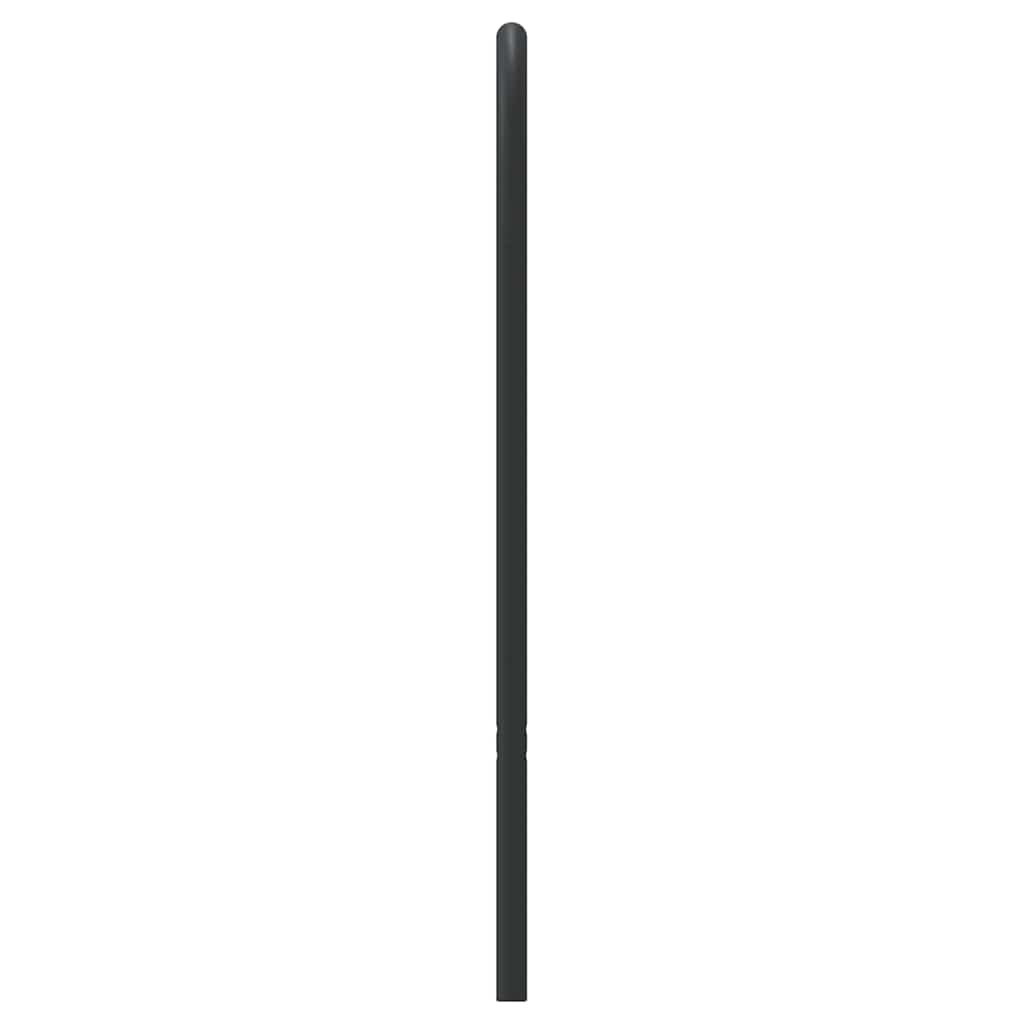 Utskiftbar sengegavl i metall svart 100 cm vidaXL