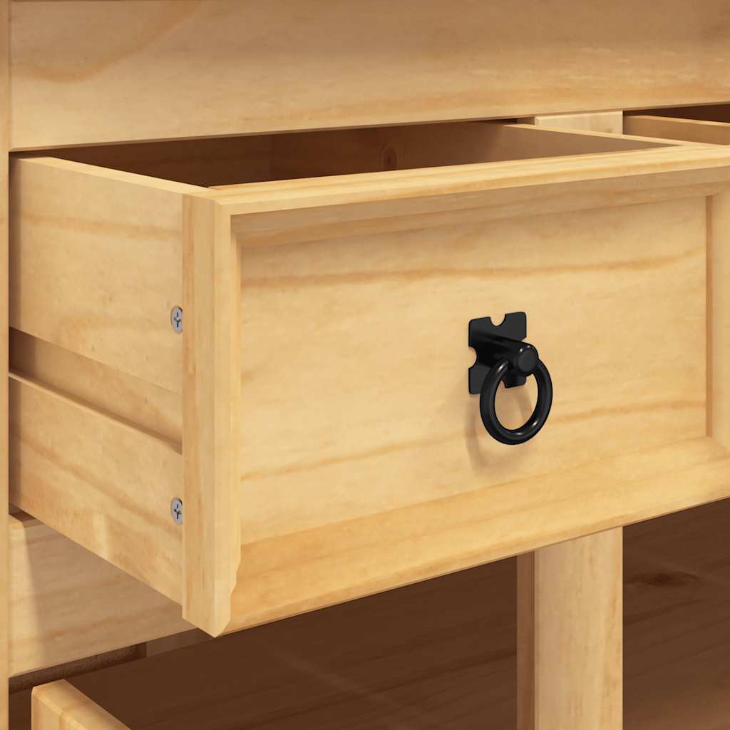 Highboard Corona brun 112x43x196 cm heltre meksikansk furu