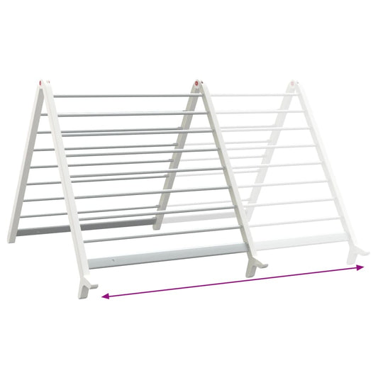 Tørkestativ for badekar uttrekkbart 53-90 cm aluminium