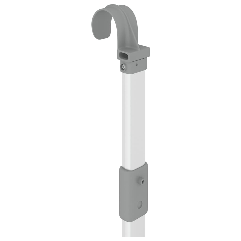 Tørkestativ for balkong 89x25x(60-95) cm aluminium